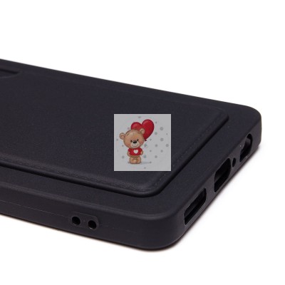 Чехол-накладка для Tecno Spark 20 Pro 5G (черный) - SC337 с картхолдером Чехол-накладка для Tecno Spark 20 Pro 5G (черный) - SC337 с картхолдером