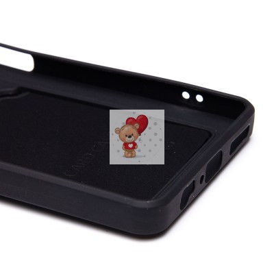 Чехол-накладка для Tecno Spark 20 Pro 5G (черный) - SC337 с картхолдером Чехол-накладка для Tecno Spark 20 Pro 5G (черный) - SC337 с картхолдером