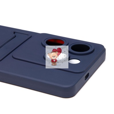 Чехол-накладка для Tecno Spark 20 Pro 5G (темно-синий) - SC337 с картхолдером Чехол-накладка для Tecno Spark 20 Pro 5G (темно-синий) - SC337 с картхолдером