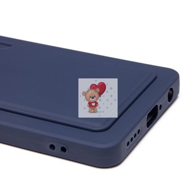 Чехол-накладка для Tecno Spark 20 Pro 5G (темно-синий) - SC337 с картхолдером Чехол-накладка для Tecno Spark 20 Pro 5G (темно-синий) - SC337 с картхолдером