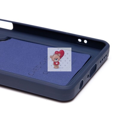 Чехол-накладка для Tecno Spark 20 Pro 5G (темно-синий) - SC337 с картхолдером Чехол-накладка для Tecno Spark 20 Pro 5G (темно-синий) - SC337 с картхолдером