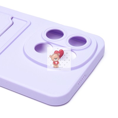 Чехол-накладка для Tecno Spark 30 5G (светло-фиолетовый) - SC337 с картхолдером