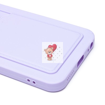 Чехол-накладка для Tecno Spark 30 5G (светло-фиолетовый) - SC337 с картхолдером