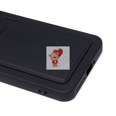 Чехол-накладка для Xiaomi 14 Pro (черный) - SC337 с картхолдером Чехол-накладка для Xiaomi 14 Pro (черный) - SC337 с картхолдером