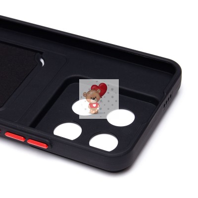 Чехол-накладка для Xiaomi 14 Pro (черный) - SC337 с картхолдером Чехол-накладка для Xiaomi 14 Pro (черный) - SC337 с картхолдером