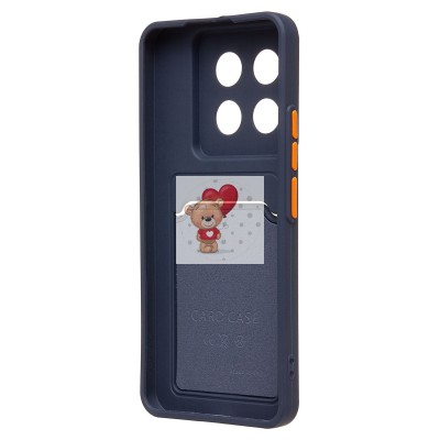 Чехол-накладка для Xiaomi 14 Pro (темно-синий) - SC337 с картхолдером Чехол-накладка для Xiaomi 14 Pro (темно-синий) - SC337 с картхолдером