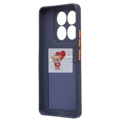 Чехол-накладка для Xiaomi 14T Pro (темно-синий) - SC337 с картхолдером Чехол-накладка для Xiaomi 14T Pro (темно-синий) - SC337 с картхолдером