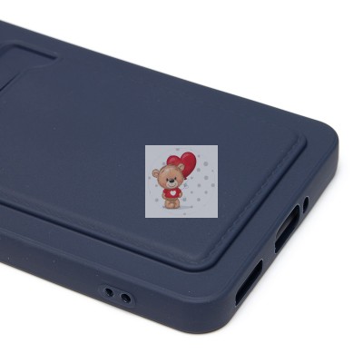 Чехол-накладка для Xiaomi 14T Pro (темно-синий) - SC337 с картхолдером Чехол-накладка для Xiaomi 14T Pro (темно-синий) - SC337 с картхолдером