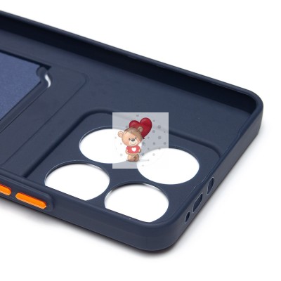 Чехол-накладка для Xiaomi 14T Pro (темно-синий) - SC337 с картхолдером Чехол-накладка для Xiaomi 14T Pro (темно-синий) - SC337 с картхолдером