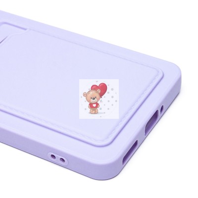 Чехол-накладка для Xiaomi 14T Pro (светло-фиолетовый) - SC337 с картхолдером Чехол-накладка для Xiaomi 14T Pro (светло-фиолетовый) - SC337 с картхолдером