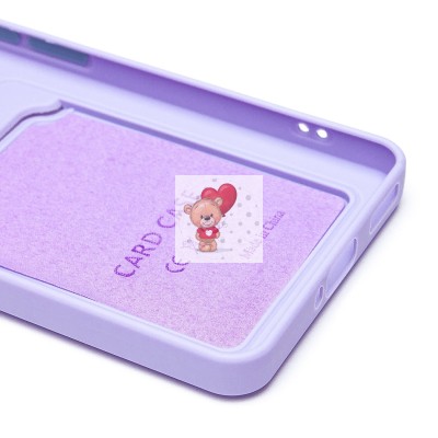 Чехол-накладка для Xiaomi 14T Pro (светло-фиолетовый) - SC337 с картхолдером Чехол-накладка для Xiaomi 14T Pro (светло-фиолетовый) - SC337 с картхолдером