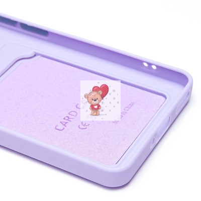 Чехол-накладка для Xiaomi 14T (светло-фиолетовый) - SC337 с картхолдером Чехол-накладка для Xiaomi 14T (светло-фиолетовый) - SC337 с картхолдером