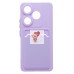 Чехол-накладка для Xiaomi Poco F6 (светло-фиолетовый) - SC337 с картхолдером
