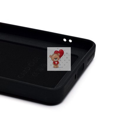 Чехол-накладка для Xiaomi Poco F7 Pro (черный) - SC337 с картхолдером