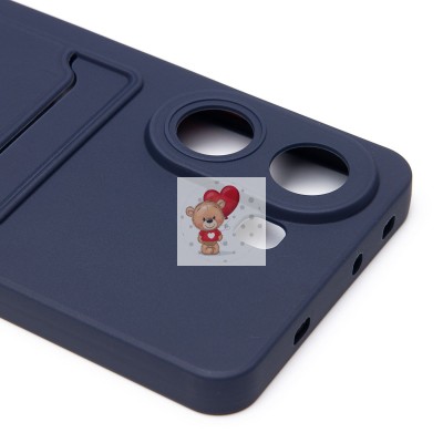 Чехол-накладка для Xiaomi Poco X7 Pro (темно-синий) - SC337 с картхолдером Чехол-накладка для Xiaomi Poco X7 Pro (темно-синий) - SC337 с картхолдером