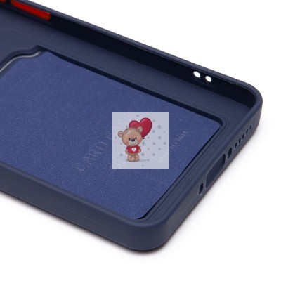 Чехол-накладка для Xiaomi Poco X7 Pro (темно-синий) - SC337 с картхолдером Чехол-накладка для Xiaomi Poco X7 Pro (темно-синий) - SC337 с картхолдером