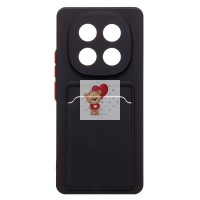 Чехол-накладка для Xiaomi Poco X7 (черный) - SC337 с картхолдером Чехол-накладка для Xiaomi Poco X7 (черный) - SC337 с картхолдером