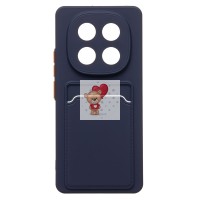 Чехол-накладка для Xiaomi Poco X7 (темно-синий) - SC337 с картхолдером Чехол-накладка для Xiaomi Poco X7 (темно-синий) - SC337 с картхолдером