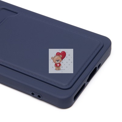 Чехол-накладка для Xiaomi Poco X7 (темно-синий) - SC337 с картхолдером Чехол-накладка для Xiaomi Poco X7 (темно-синий) - SC337 с картхолдером