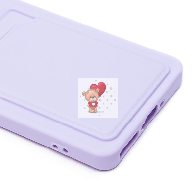 Чехол-накладка для Xiaomi Poco X7 (светло-фиолетовый) - SC337 с картхолдером Чехол-накладка для Xiaomi Poco X7 (светло-фиолетовый) - SC337 с картхолдером