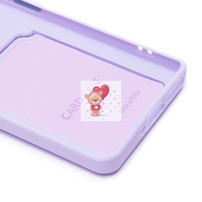 Чехол-накладка для Xiaomi Poco X7 (светло-фиолетовый) - SC337 с картхолдером Чехол-накладка для Xiaomi Poco X7 (светло-фиолетовый) - SC337 с картхолдером