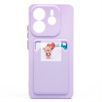 Чехол-накладка для Xiaomi Redmi Note 14 4G (светло-фиолетовый) - SC337 с картхолдером Чехол-накладка для Xiaomi Redmi Note 14 4G (светло-фиолетовый) - SC337 с картхолдером