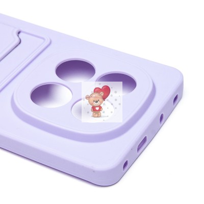 Чехол-накладка для Xiaomi Redmi Note 14 Pro+ (светло-фиолетовый) - SC337 с картхолдером Чехол-накладка для Xiaomi Redmi Note 14 Pro+ (светло-фиолетовый) - SC337 с картхолдером