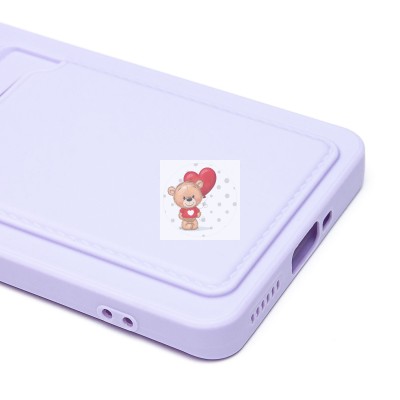 Чехол-накладка для Xiaomi Redmi Note 14 Pro+ (светло-фиолетовый) - SC337 с картхолдером Чехол-накладка для Xiaomi Redmi Note 14 Pro+ (светло-фиолетовый) - SC337 с картхолдером