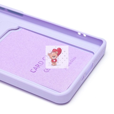 Чехол-накладка для Xiaomi Redmi Note 14 Pro+ (светло-фиолетовый) - SC337 с картхолдером Чехол-накладка для Xiaomi Redmi Note 14 Pro+ (светло-фиолетовый) - SC337 с картхолдером