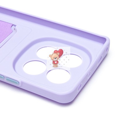 Чехол-накладка для Xiaomi Redmi Note 14 Pro+ (светло-фиолетовый) - SC337 с картхолдером Чехол-накладка для Xiaomi Redmi Note 14 Pro+ (светло-фиолетовый) - SC337 с картхолдером