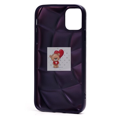 Чехол-накладка для Apple iPhone 11 (темно-фиолетовый) - SC340