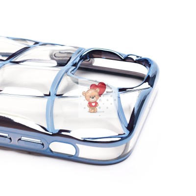 Чехол-накладка для Apple iPhone 11 (прозрачный/синий) - SC340