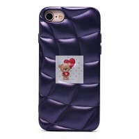 Чехол-накладка для Apple iPhone 8 (темно-фиолетовый) - SC340