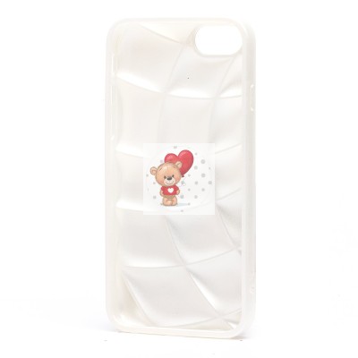 Чехол-накладка для Apple iPhone 7 (белый) - SC340