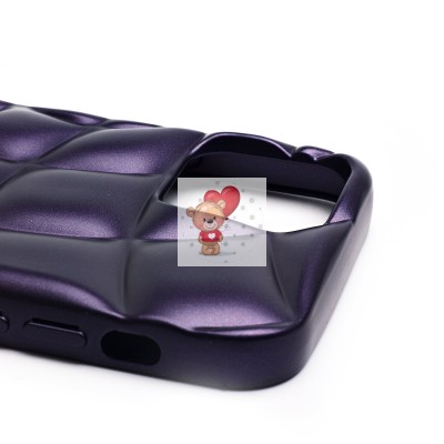 Чехол-накладка для Apple iPhone 12 (темно-фиолетовый) - SC340