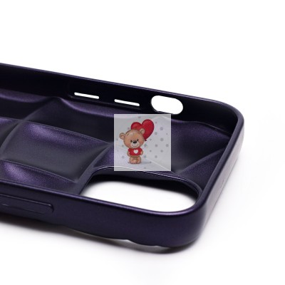 Чехол-накладка для Apple iPhone 12 (темно-фиолетовый) - SC340