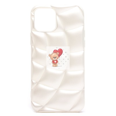 Чехол-накладка для Apple iPhone 12 (белый) - SC340