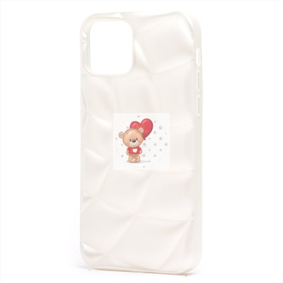 Чехол-накладка для Apple iPhone 12 (белый) - SC340