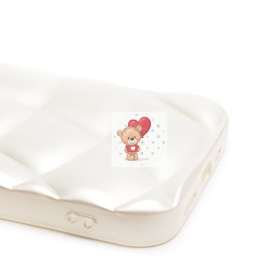 Чехол-накладка для Apple iPhone 12 (белый) - SC340