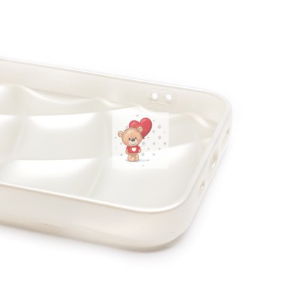 Чехол-накладка для Apple iPhone 12 (белый) - SC340