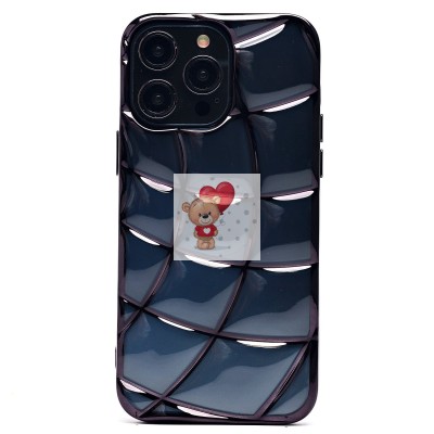 Чехол-накладка для Apple iPhone 14 Pro Max (прозрачный/черный) - SC340 Чехол-накладка для Apple iPhone 14 Pro Max (прозрачный/черный) - SC340