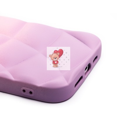 Чехол-накладка для Apple iPhone 14 Pro Max (фиолетовый/белый) - SC340 Чехол-накладка для Apple iPhone 14 Pro Max (фиолетовый/белый) - SC340