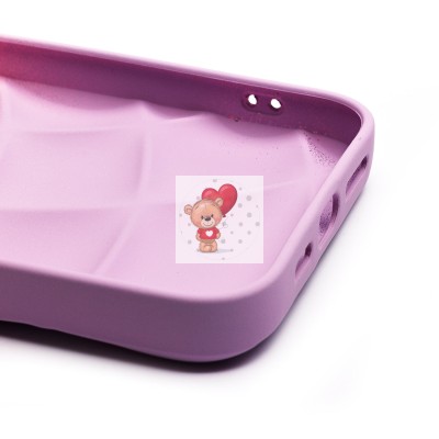 Чехол-накладка для Apple iPhone 14 Pro Max (фиолетовый/белый) - SC340 Чехол-накладка для Apple iPhone 14 Pro Max (фиолетовый/белый) - SC340