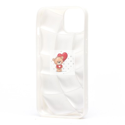 Чехол-накладка для Apple iPhone 14 (белый) - SC340