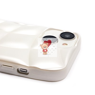 Чехол-накладка для Apple iPhone 14 (белый) - SC340