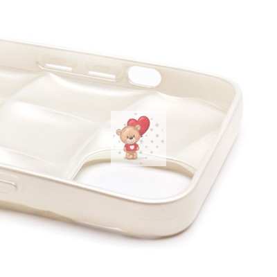 Чехол-накладка для Apple iPhone 14 (белый) - SC340