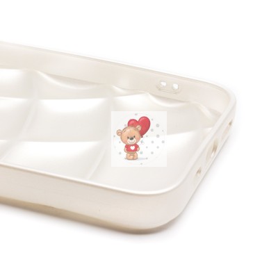 Чехол-накладка для Apple iPhone 14 (белый) - SC340