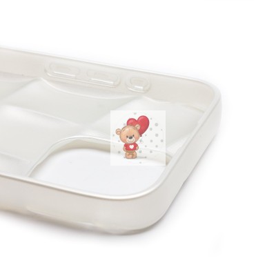 Чехол-накладка для Apple iPhone 15 Pro Max (белый) - SC340