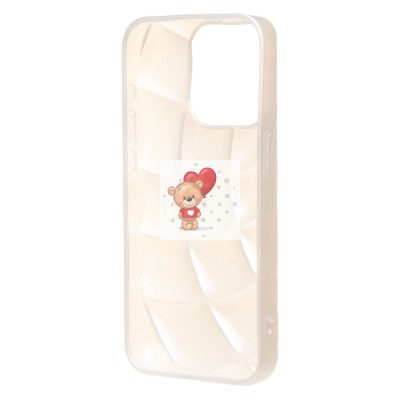 Чехол-накладка для Apple iPhone 15 Pro (белый) - SC340 Чехол-накладка для Apple iPhone 15 Pro (белый) - SC340