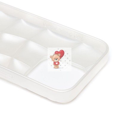 Чехол-накладка для Apple iPhone 15 Pro (белый) - SC340 Чехол-накладка для Apple iPhone 15 Pro (белый) - SC340